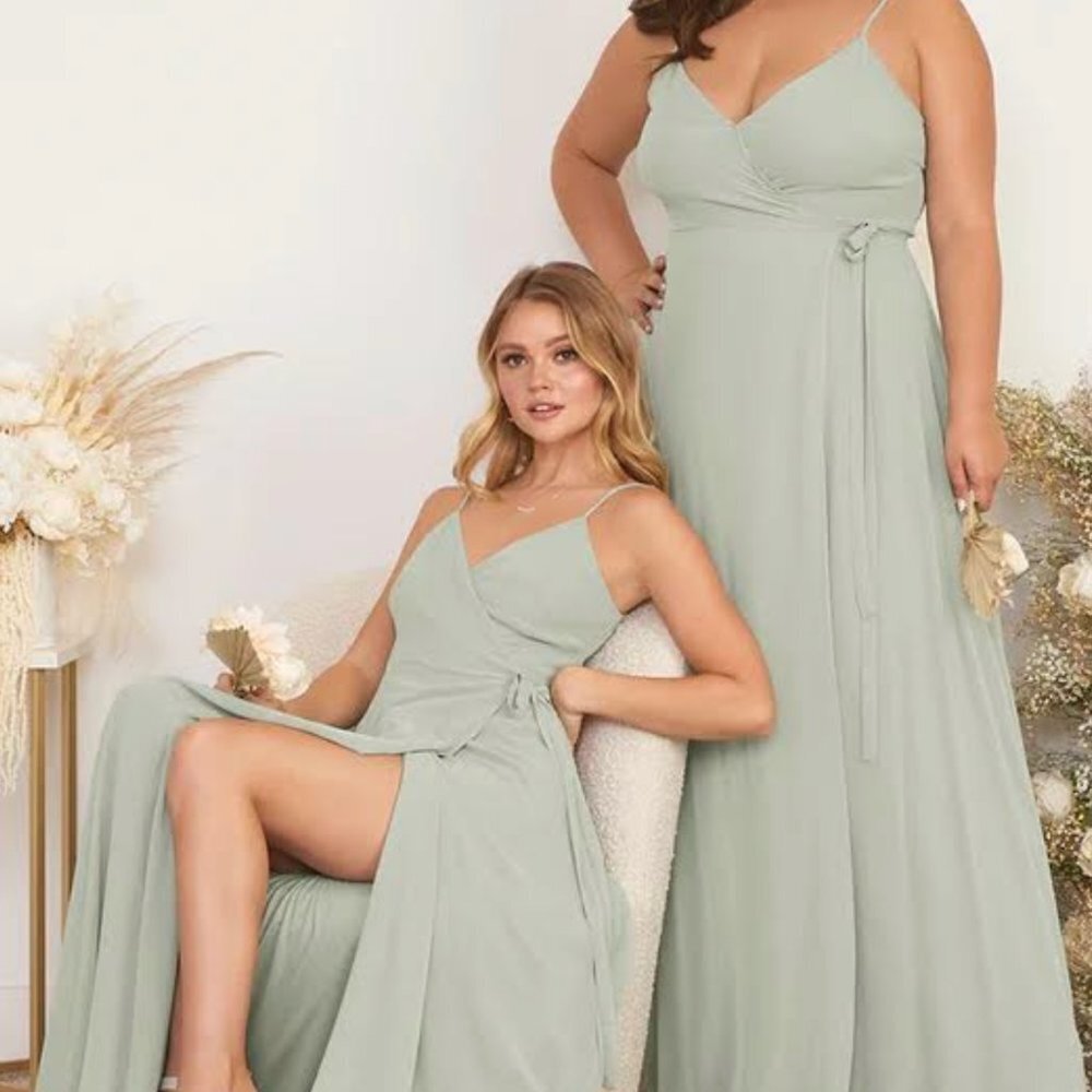 Birdy Grey Cindy Dress Chiffon Sage - NEW